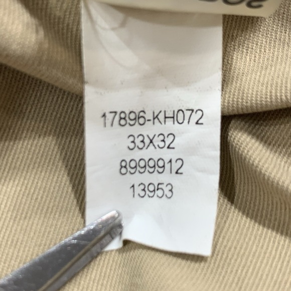 Bonobos Golf Pants Mens 33x31 Slim Khaki Beige Chino Performance Fit Lightweight - Picture 5 of 10